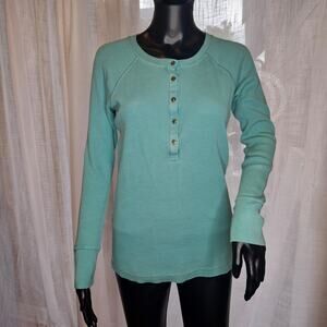 Patagonia Sleeve Waffle top XSmall Green